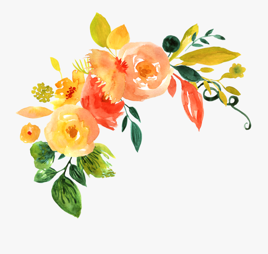 Watercolor Flowers Png File Download Free - Watercolor Flower Png Transparent, Transparent Clipart