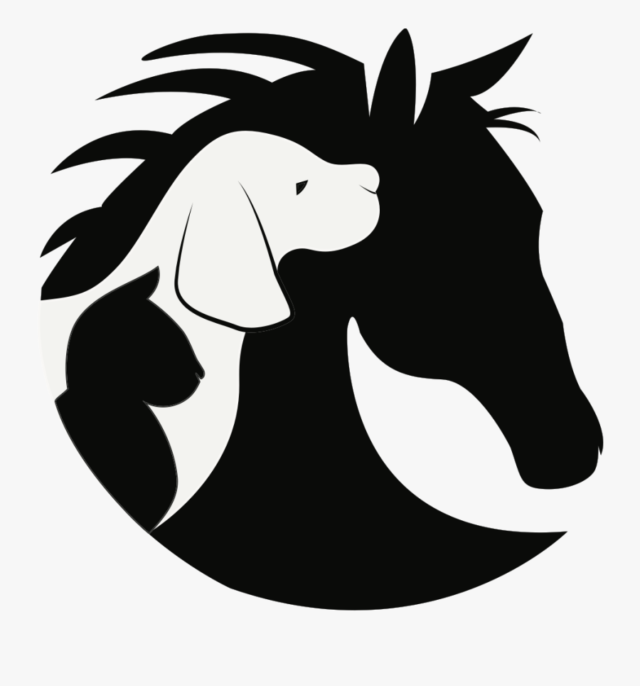 Home Back In Action - Dog Horse And Cat Silhouette, Transparent Clipart