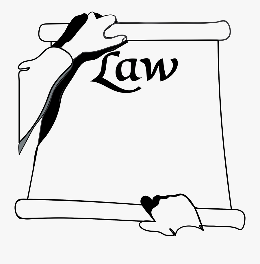Land Of Law Icons - Drawing Of A Law, Transparent Clipart