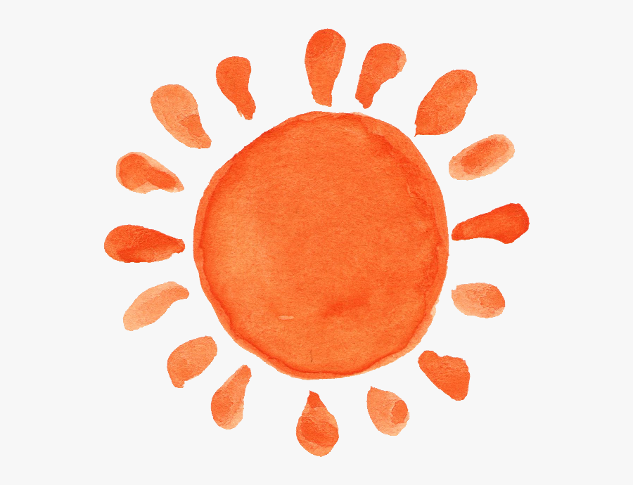 12 Watercolor Sun Vol - Symbols Silhouette, Transparent Clipart