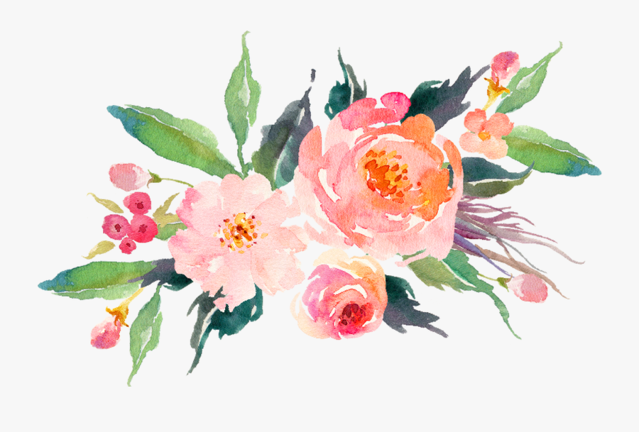 Clipart Free T Shirt Cloth Napkins Flower Watercolor - Water Paint Flower Png, Transparent Clipart