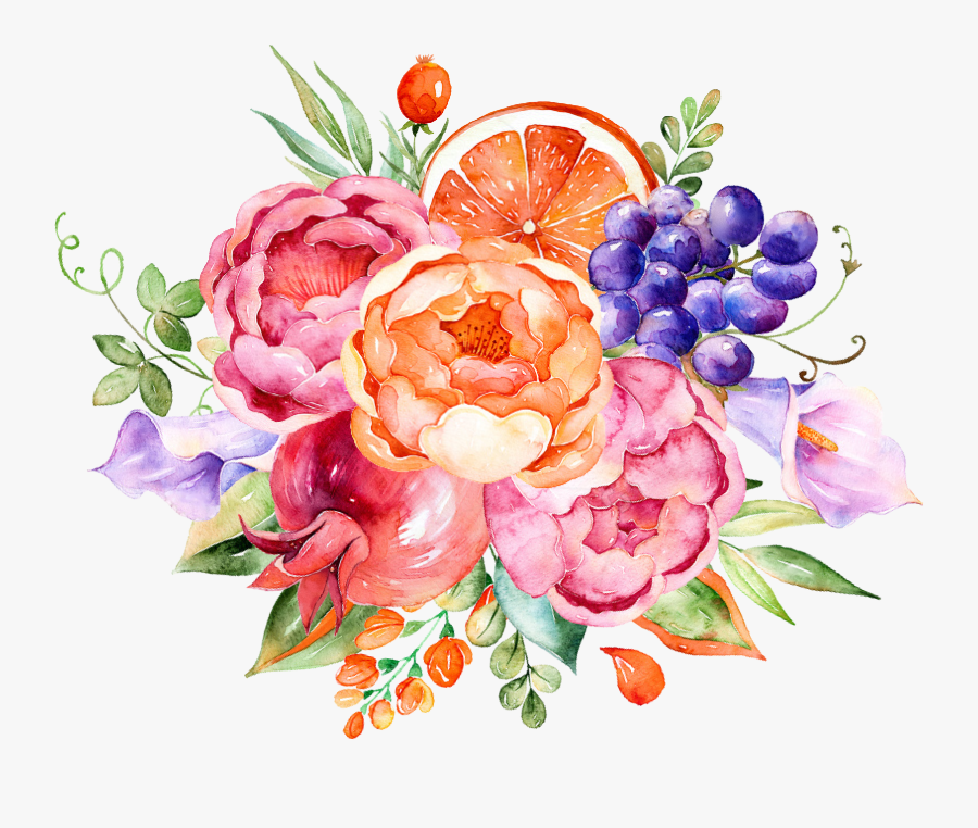 Flower Watercolor Png, Transparent Clipart