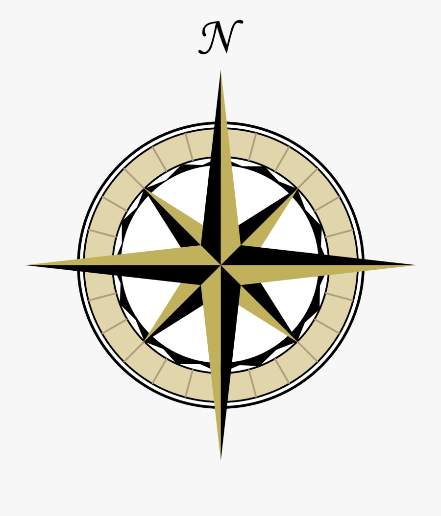 Compass Cliparts For Free Clipart Watercolor And Use - Vintage Compass Rose Transparent Background, Transparent Clipart