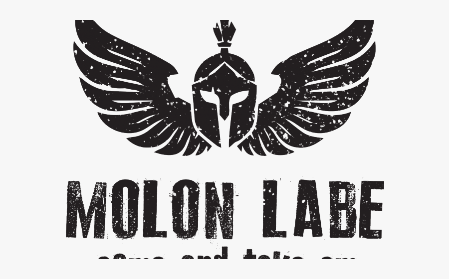 Molon Labe Clipart Spartan Helmet - Spartan Helmet With Wings, Transparent Clipart