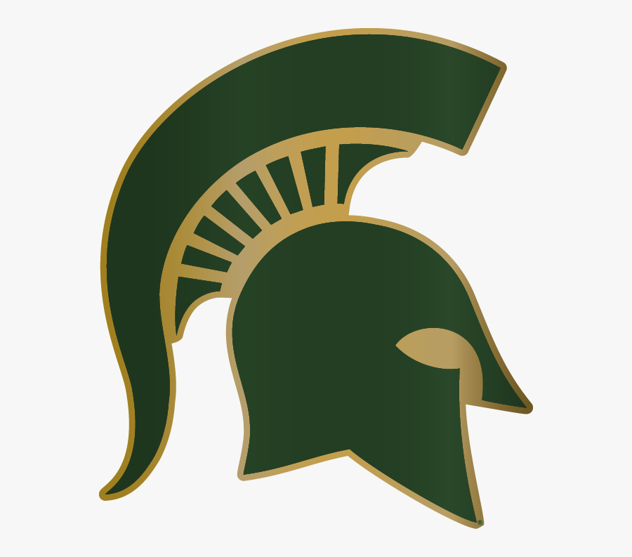 Copper Sparty Decal - Michigan St University, Transparent Clipart
