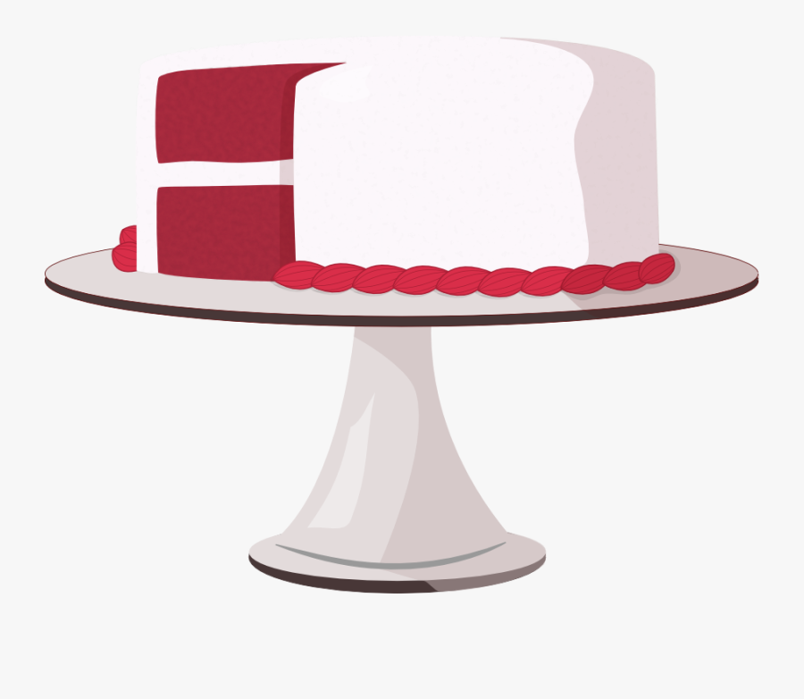 Happy Belated Bday Cass - Red Velvet Cake Clip Art, Transparent Clipart