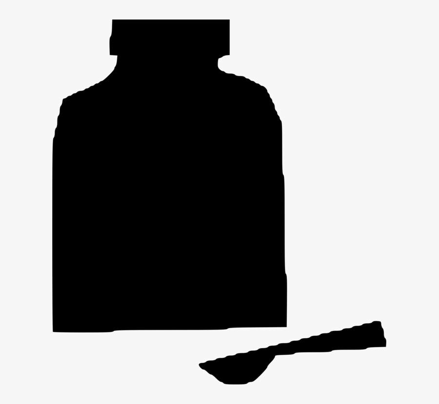 Black Jar Cartoon, Transparent Clipart