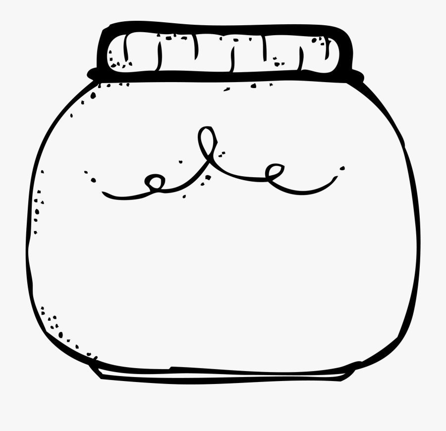Black And White Cookie Jar Clipart, Transparent Clipart