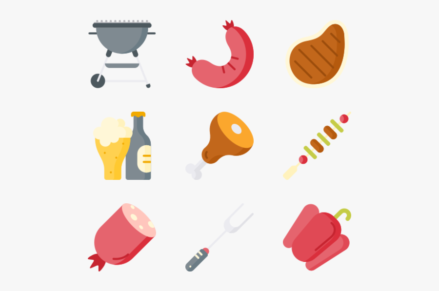 Barbecue - Transparent Background Barbeque Icon, Transparent Clipart