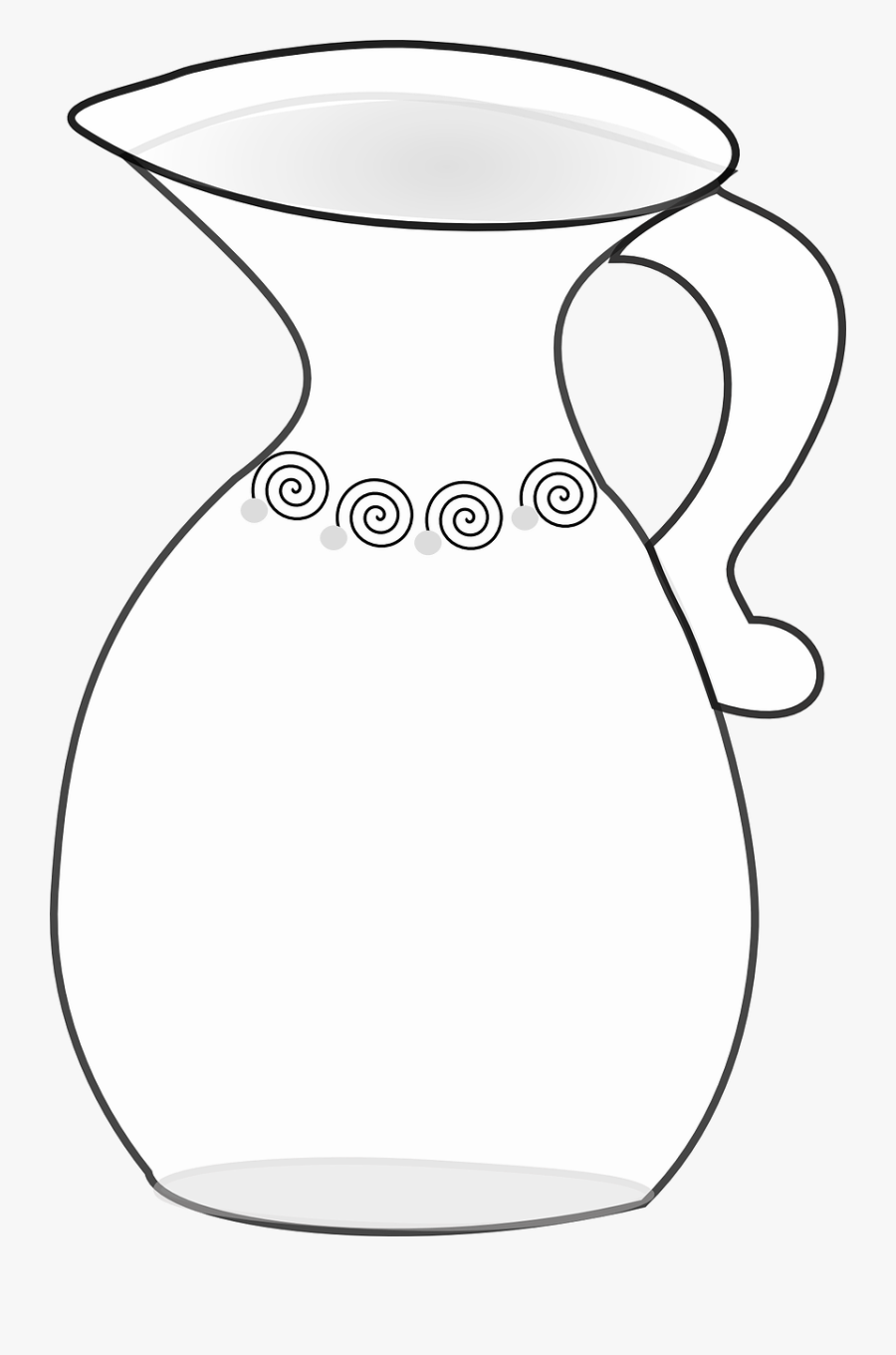 Line Art,serveware,angle - اشكال جرة, Transparent Clipart