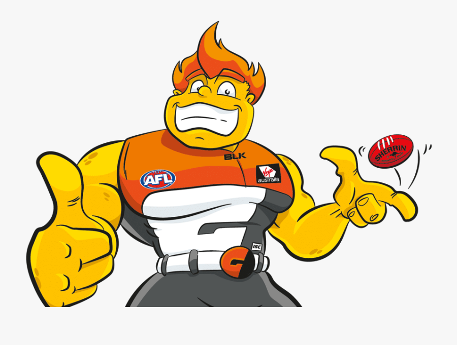 Greater Western Sydney Giants Mascot, Transparent Clipart