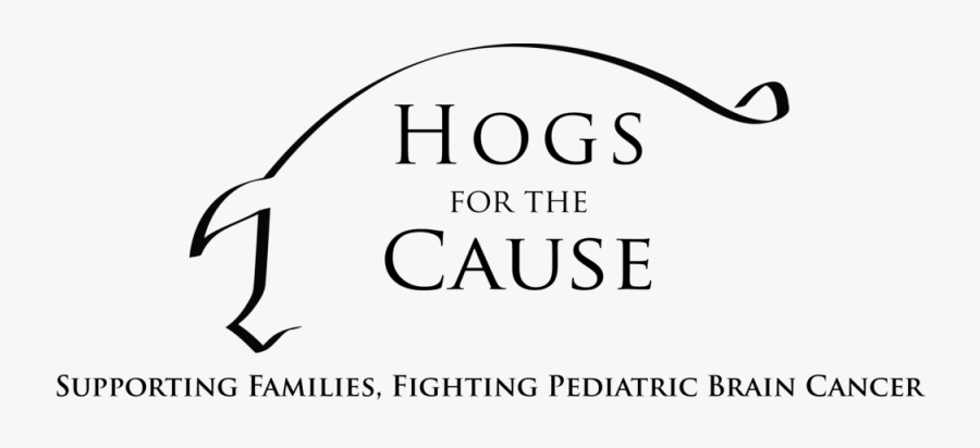 Hogs Logo Hires With Tagline - Hogs For The Cause, Transparent Clipart