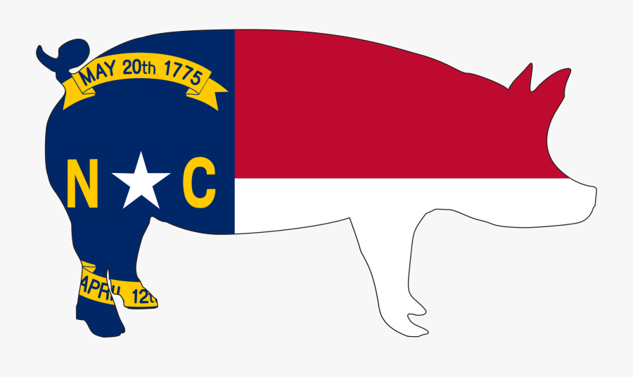 North Carolina State Flag Logo, Transparent Clipart