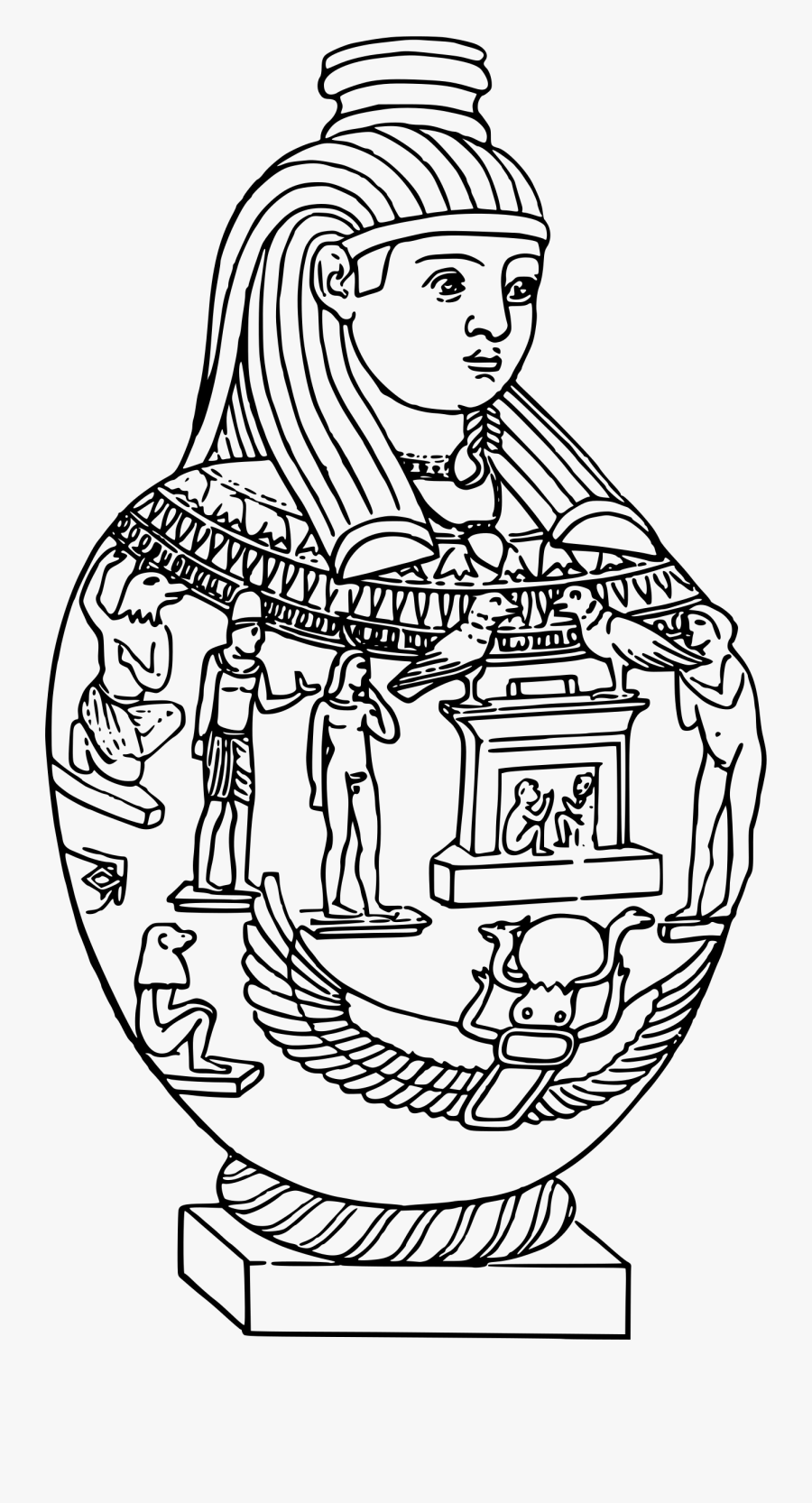 Canopic Jar Clip Arts, Transparent Clipart