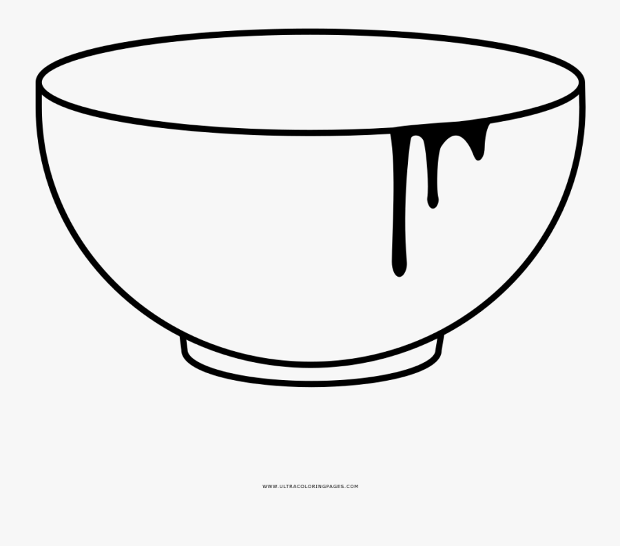 Clip Art Taz N Coloring Book - Bowl Para Colorir, Transparent Clipart