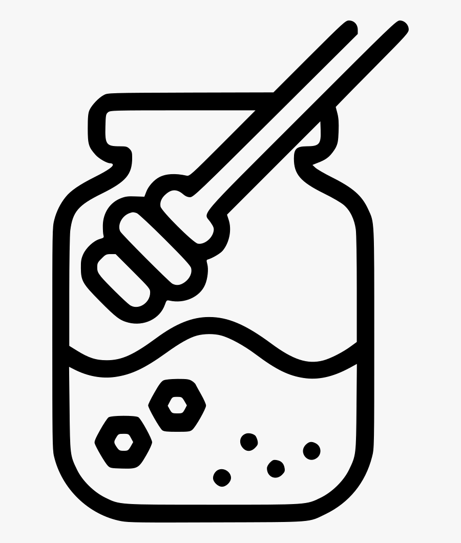 Honey Jar Png - Honey Jar Transparent Honey, Transparent Clipart