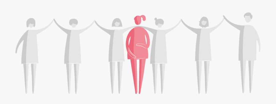 Pregnancy Sickness Support - Illustration, Transparent Clipart