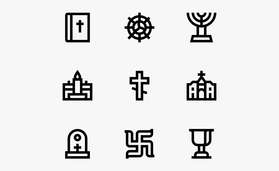 Clipart Religiosos Religious Symbols - Illustration, Transparent Clipart