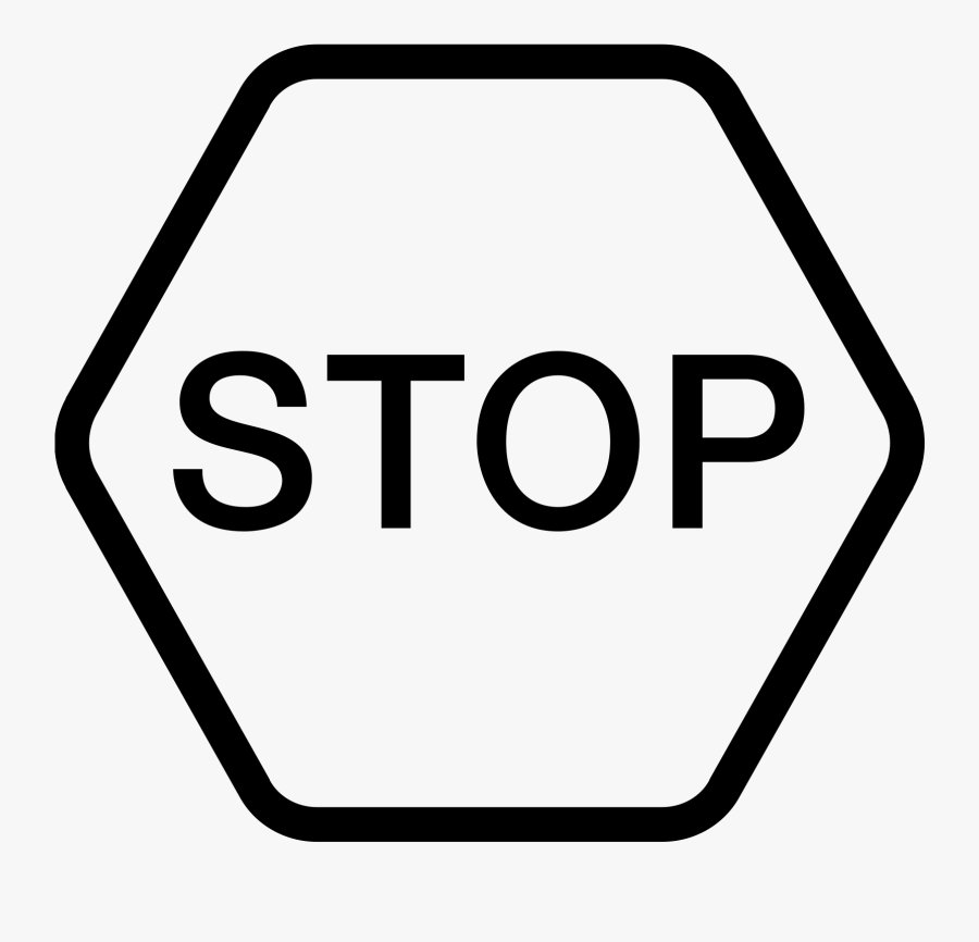 Stop Vector Señal, Transparent Clipart