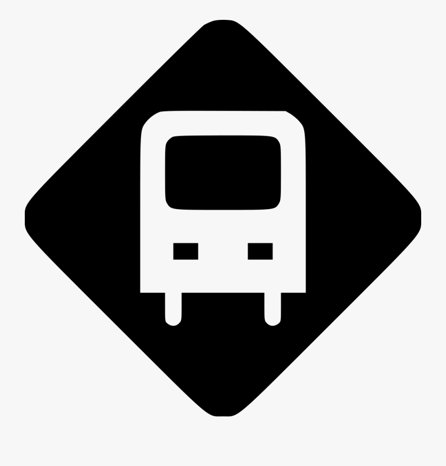 Bus Stop Sign - Bus Stop Png Icon, Transparent Clipart