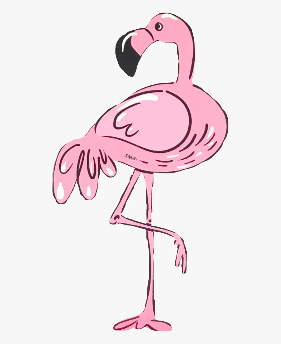 Be A Flamingo In A Flock Of Pigeons Let Your Remix - Cartoon, Transparent Clipart