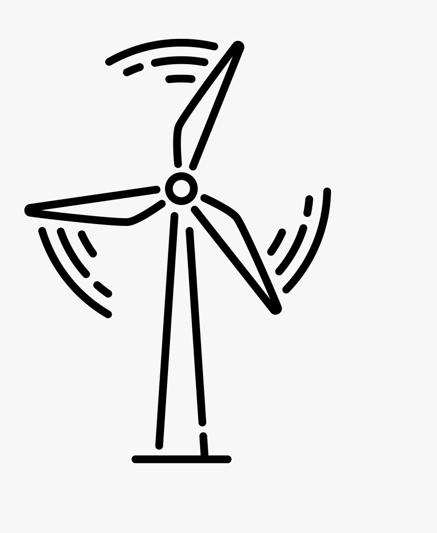 Windmill, Transparent Clipart