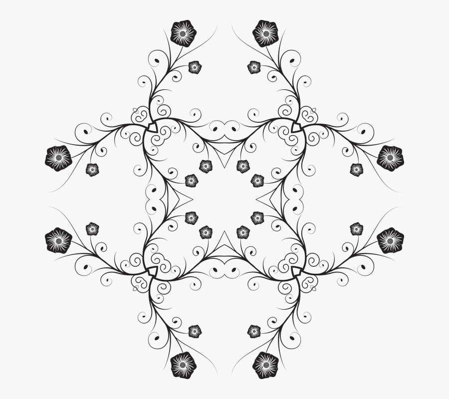 Flower, Floral, Flourish, Vines - Art, Transparent Clipart