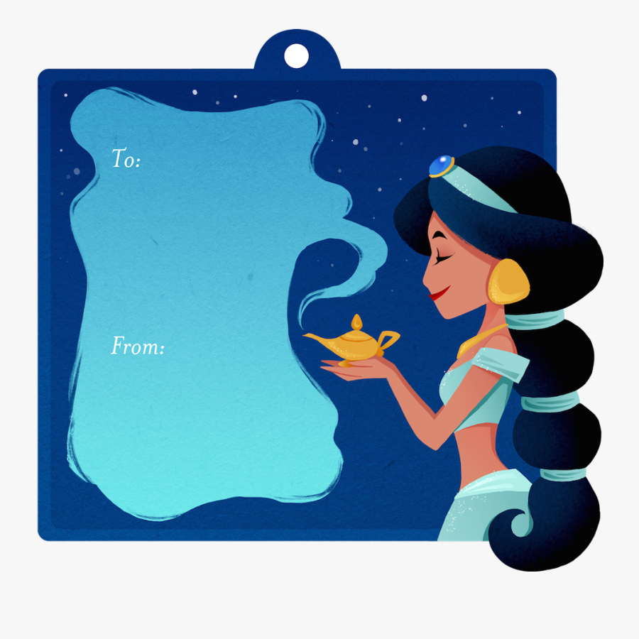 Di Holidaytag Jasmine Revised - Transparent Princess Jasmine, Transparent Clipart
