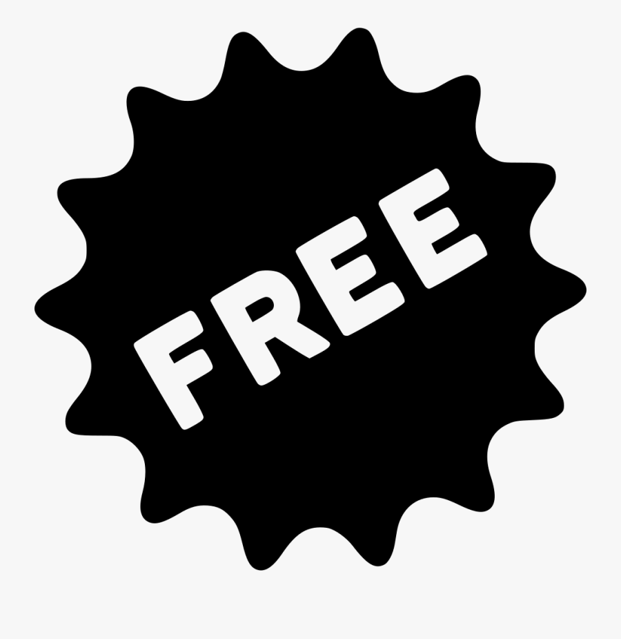 Gift Label Discount Badge Prize Sticker Free Tag - Free Tag, Transparent Clipart