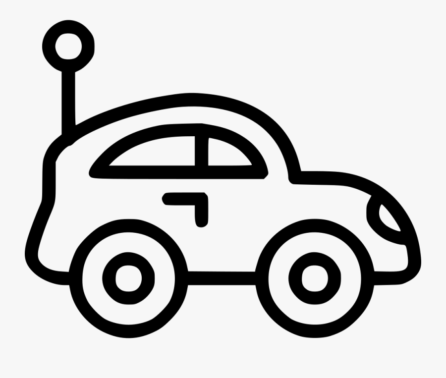 Toy Clipart Toy Vehicle - Toy Car Black And White Clipart, Transparent Clipart