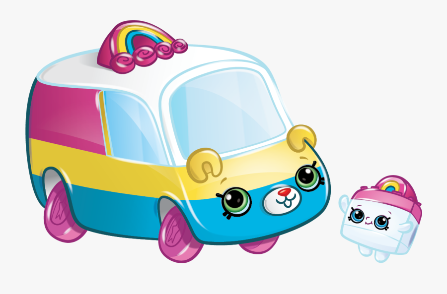 Transparent Toy Car Clipart - Rainbow Rider Cutie Car, Transparent Clipart