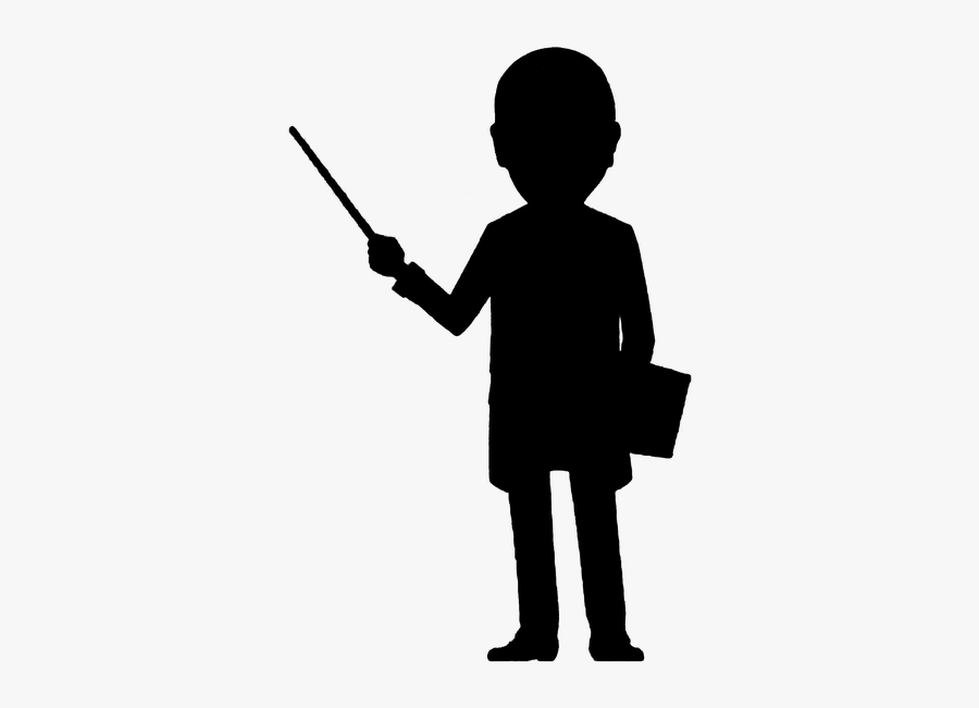 Professor, Pointing, Description, Master, Clipart - People Shopping Silhouette Png, Transparent Clipart