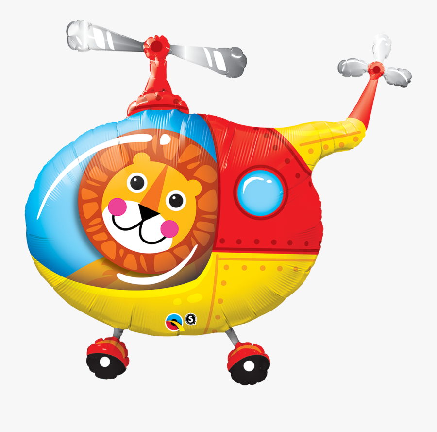 Helicopter Clipart Toy Car - Lion Helicopter, Transparent Clipart