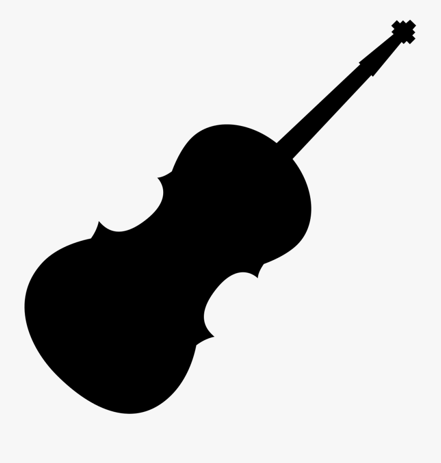 Violin Silhouette, Transparent Clipart