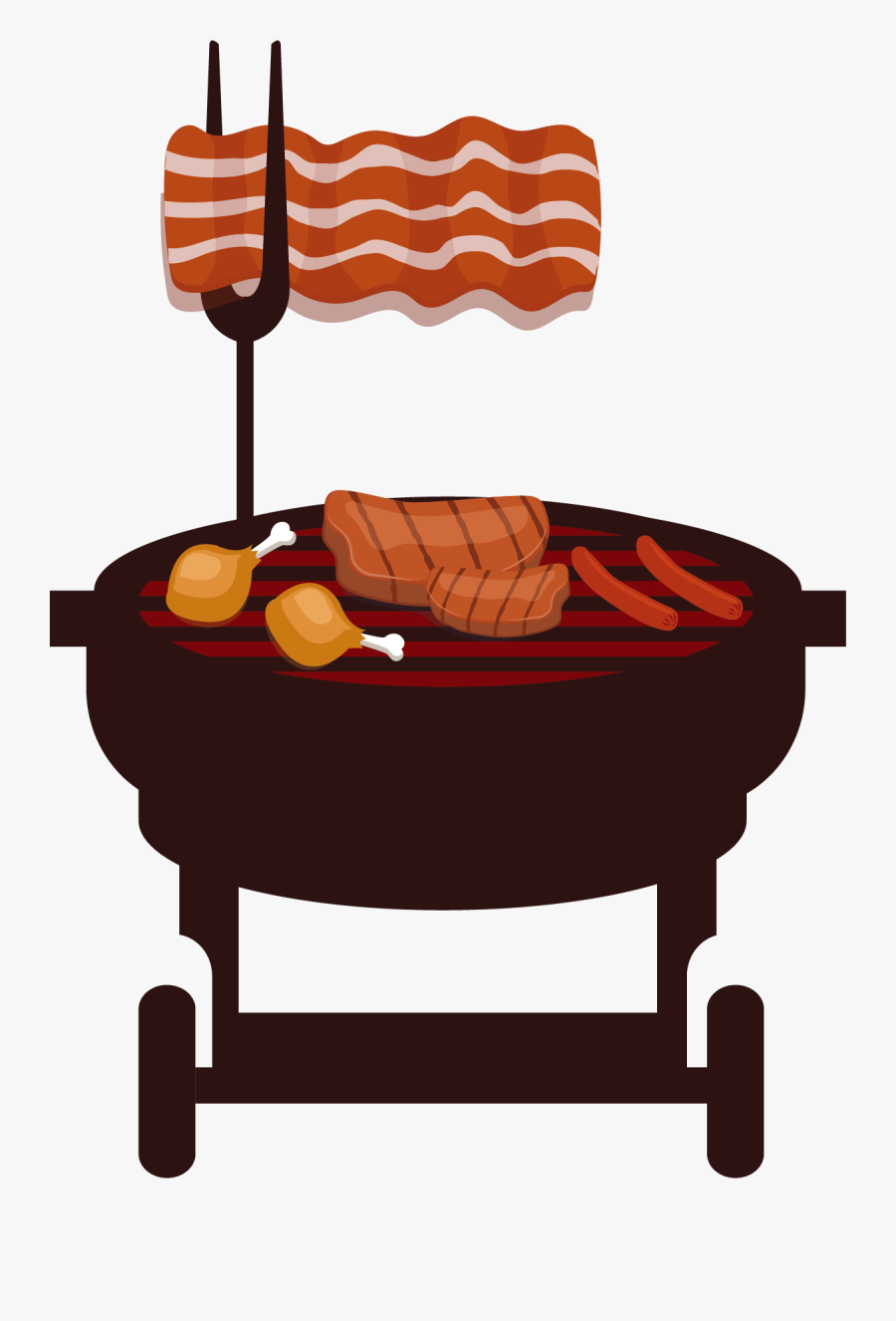 Barbacoa Churrasco Beefsteak Illustration - Churrasco Png, Transparent Clipart