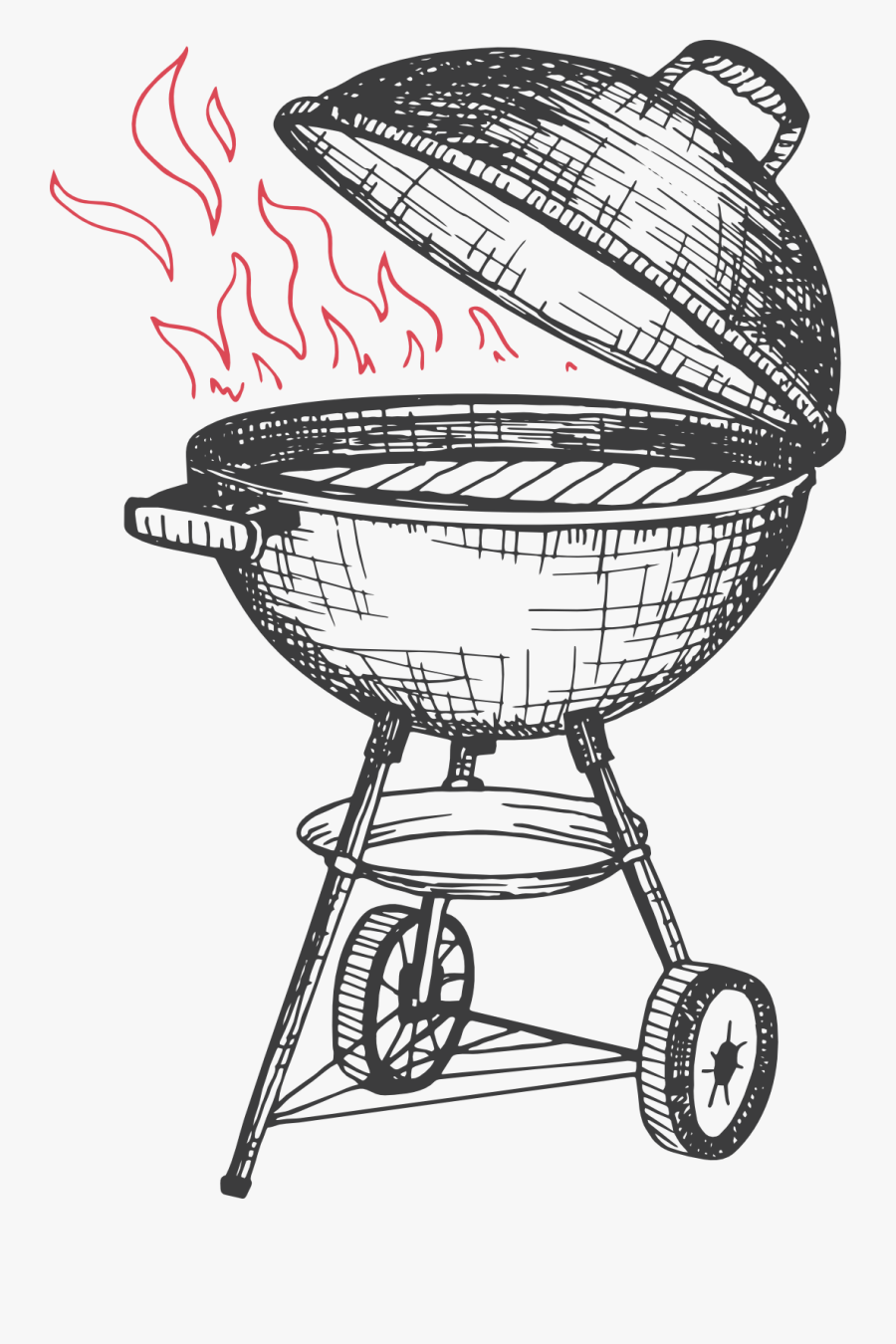 Beer And Bbq Cartoon, Transparent Clipart