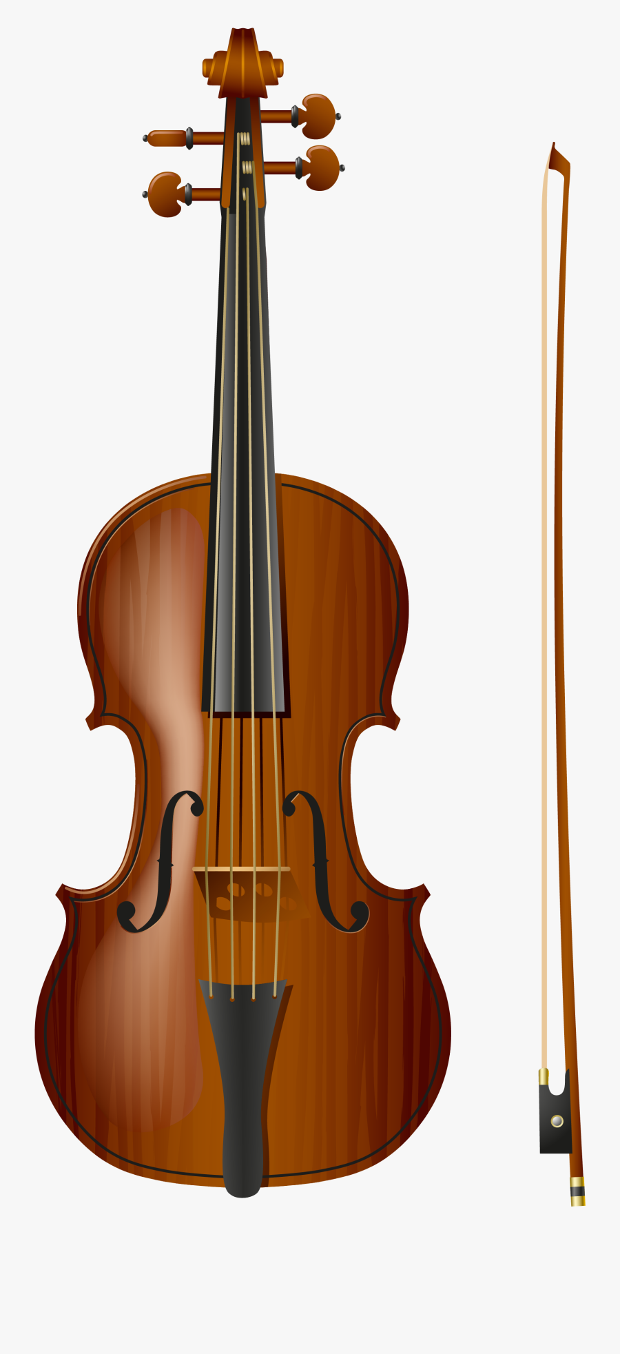 Transparent Orchestra Clipart - Violin Png, Transparent Clipart