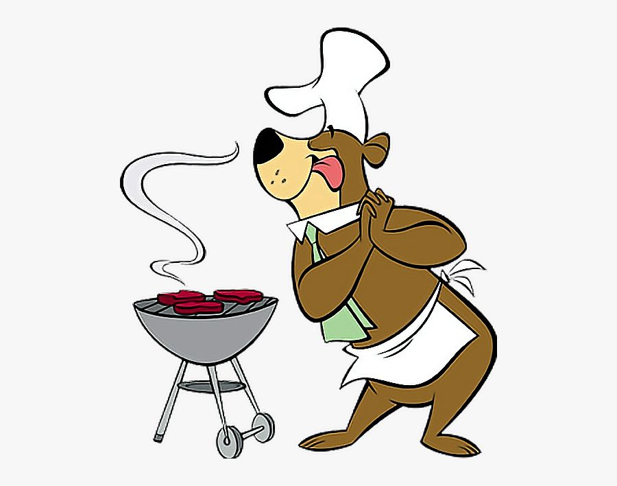 #yogibear #grill #bbq #barbeque - Yogi Bear Food, Transparent Clipart