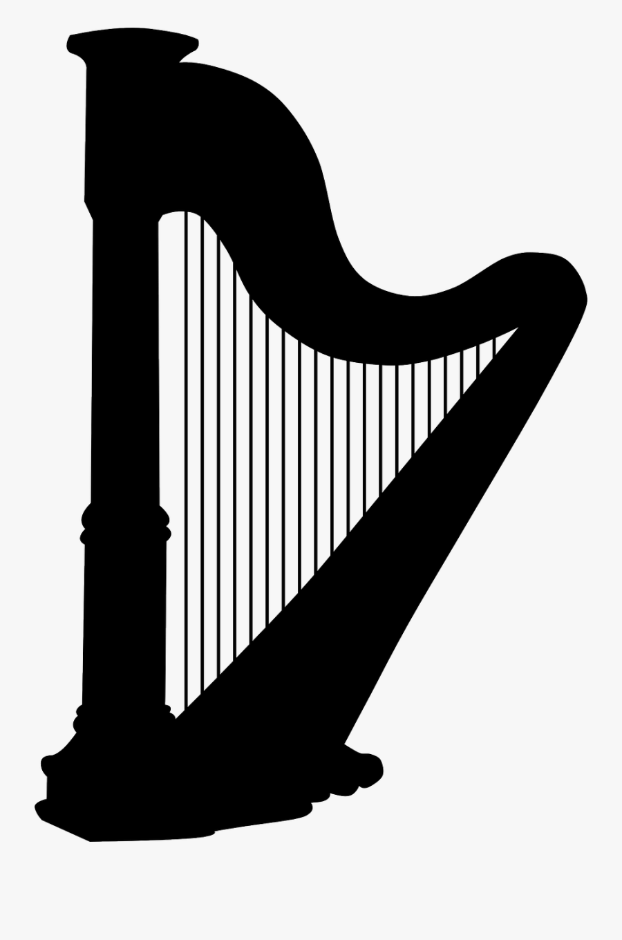 Harp - Harp Clip Art, Transparent Clipart