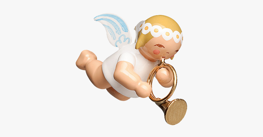 Angel With French Horn, Suspended - Wendt Und Kühn Margeritenengel, Transparent Clipart