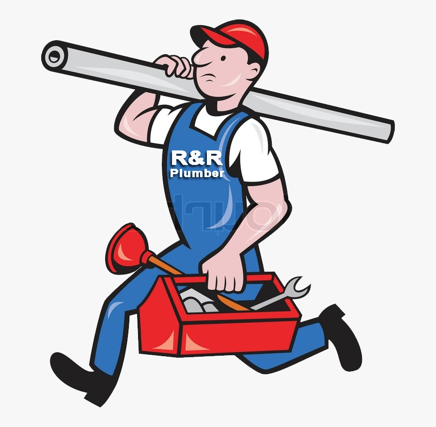 Transparent Plumbers Crack Clipart - Plumber In Cartoon Png, Transparent Clipart