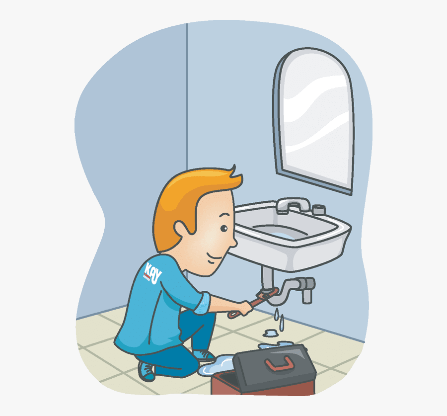 Kay Plumber Cartoon - Plumber Cartoon, Transparent Clipart