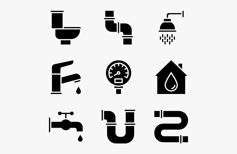 Plumber Tools - Real Estate Icons Png, Transparent Clipart