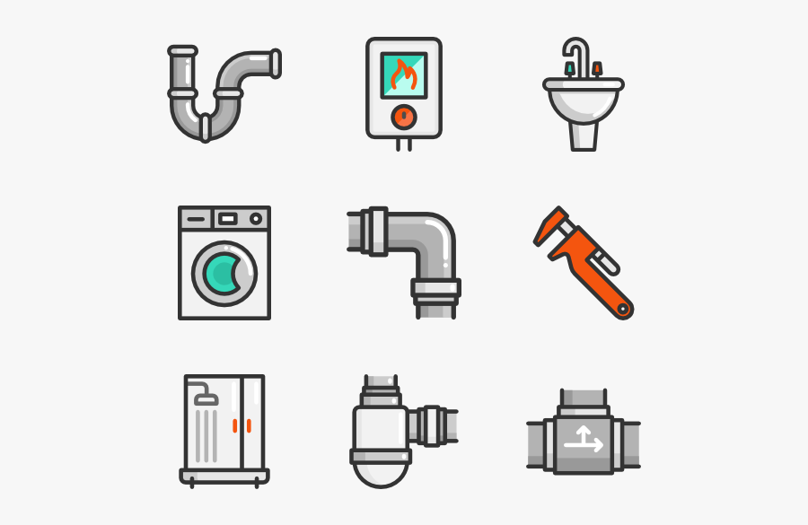 Clip Art Icons Free - Plumbing Vector Free, Transparent Clipart