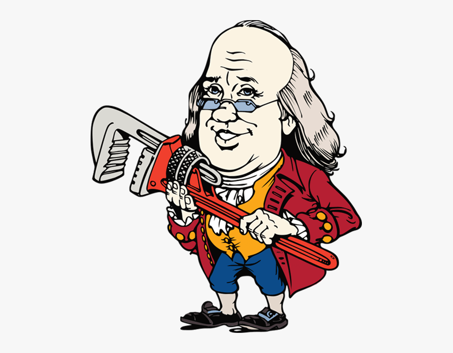 Benjamin Franklin Plumbing Services - Benjamin Franklin Clipart, Transparent Clipart