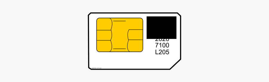 Sim Card - Parallel, Transparent Clipart