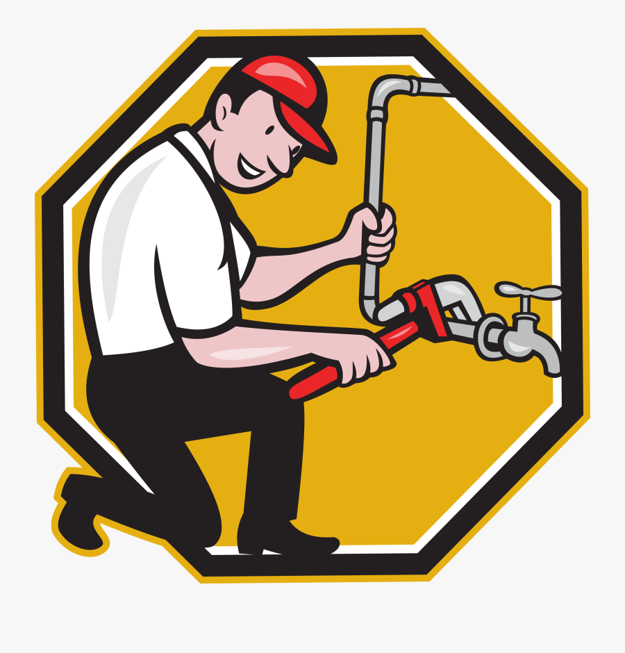 Plumber Cartoon, Transparent Clipart