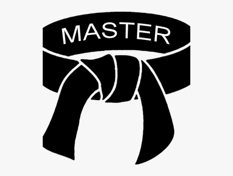 Transparent Rubber Band Clipart - Master Black Belt Icon, Transparent Clipart