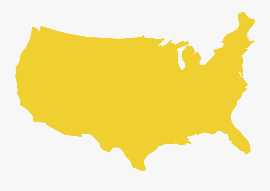 United States Map Plus Alaska, Transparent Clipart