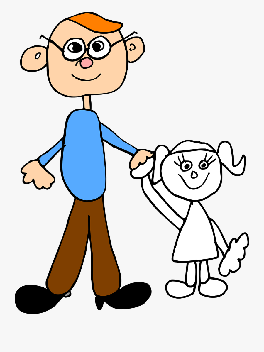 Chore Clipart Father - Dad And Me Cartoon, Transparent Clipart